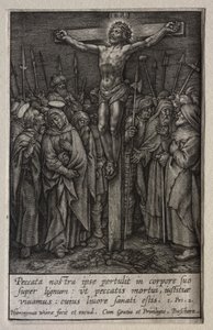 La Passione: Cristo Crocifisso da Hieronymus Wierix