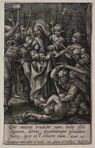 La Passione: Il Tradimento di Cristo da Hieronymus or Jerome Wierix