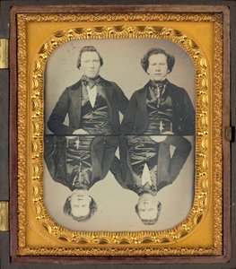 Ritratto di due uomini, c. 1850 (foto) da Higgins