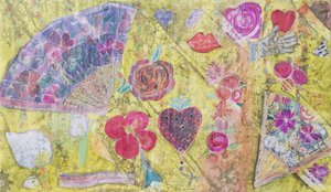 Ventaglio e fiori da Hilary Simon