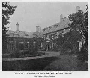 Frewin Hall, residenza di Re Edoardo VII mentre studiava all