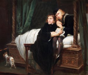 I principi nella torre da Hippolyte (1797 1856) (after) Delaroche