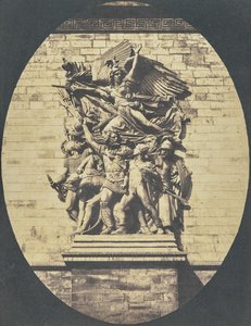 [Dettaglio di "Le Départ de 1792 (o La Marseillaise)" di François Rude, Arco di Trionfo]. da Hippolyte Bayard