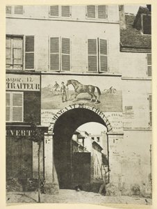 Segno per un commerciante di cavalli da Hippolyte Bayard