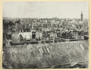I tetti di Parigi (Vista dalla rue Castiglione?) da Hippolyte Bayard