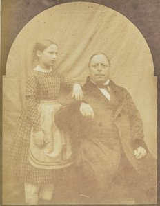 [Ritratto di uomo e ragazza] da Hippolyte Bayard
