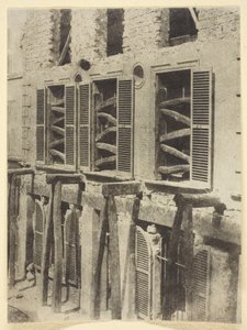 Vecchia casa in restauro da Hippolyte Bayard