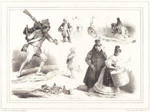 Vignette sociali da Hippolyte Bellange