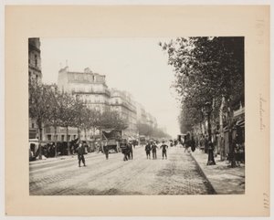 Una strada a Montmartre, Parigi, c.1890