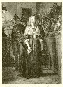 Maria Antonietta lascia il tribunale rivoluzionario da Hippolyte Delaroche