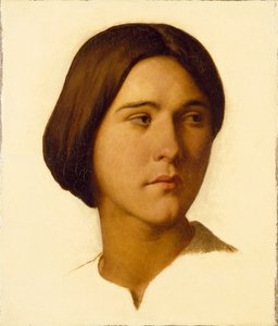 Testa di una giovane donna, 1840s