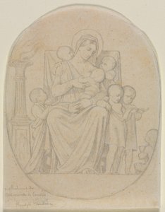 Santa Felicita e i suoi sette figli da Hippolyte Jean Flandrin