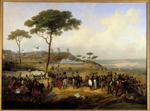 Spedizione dalla Spagna nel 1823: Cattura delle trincee di Santa Margherita davanti alla Coruña il 5 luglio