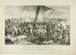 Naufragio della Fregata Medusa. Rivolta di Alcuni dell