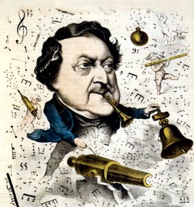 Gioacchino Rossini da Hippolyte Mailly