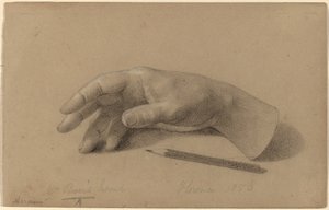 Studio di una mano da Hiram Powers