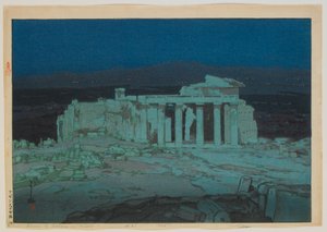 Acropoli - Notte, era Taisho da Hiroshi Yoshida