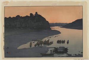 Fiume Kiso, era Showa da Hiroshi Yoshida