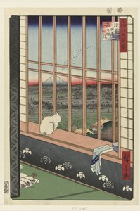 Campi di riso di Asakusa e festival di Torinomachi da Hiroshige (I) , Utagawa