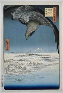 La pianura di Jumantsubo a Susaki vicino a Fukagawa da Hiroshige (I) , Utagawa