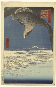 La pianura di Jumantsubo a Susaki vicino a Fukagawa da Hiroshige (I) , Utagawa