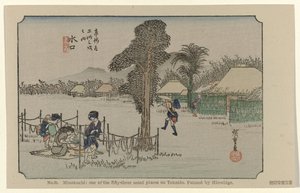 Minakuchi da Hiroshige (I) , Utagawa