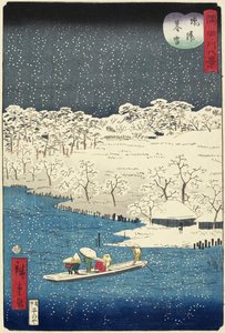 Neve serale a Hashiba, novembre 1861