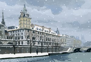La Senna in inverno da Hiroyuki Izutsu
