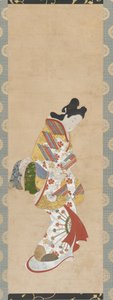 Figura in piedi di una donna da Hishikawa Morofusa