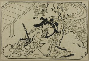 Amanti nel giardino, da una serie senza titolo di stampe erotiche