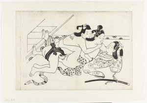 Rappresentazione erotica da Hishikawa Moroshige (attributed to)