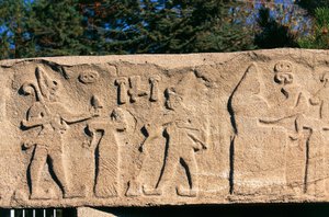 Bassorilievo da Kultepe (Kanesh), Cappadocia, Turchia, civiltà ittita, III millennio a.C.
