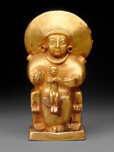 Dea seduta con un bambino, c.1300 a.C.