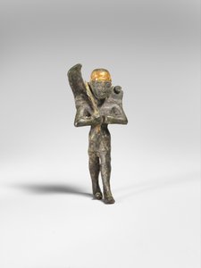 Divinità alata, c.1300 a.C. (bronzo, oro)