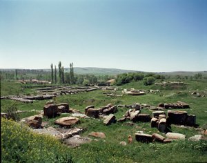 Vista delle rovine del sito