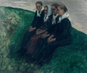 Quattro amici da Hjalmer Eilif Emanuel Peterssen