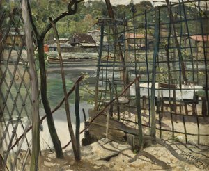 Paesaggio da Meudon, Francia da Hjalmer Eilif Emanuel Peterssen