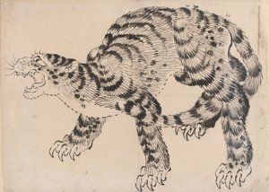 Tigre da Hokusai School.