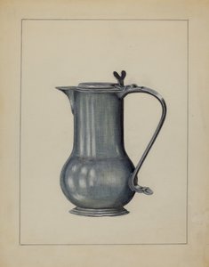 Caffettiera di peltro, 1936