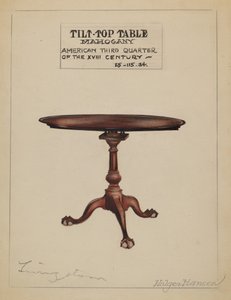 Tavolo inclinabile