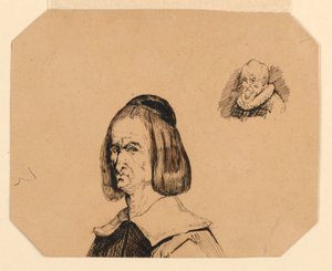 Teste di Due Uomini, nello Stile di Frans Hals da Homer Dodge Martin