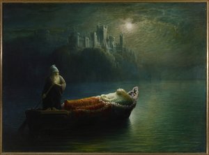 La morte di Elaine da Homer Watson