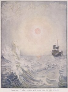 Addio, gridò, e si alzò nell