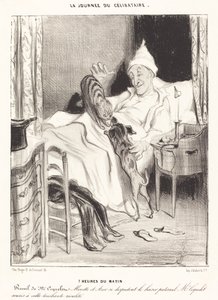 7 ore del mattino da Honoré Daumier