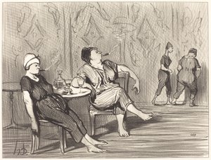 Alla Buvette da Honoré Daumier