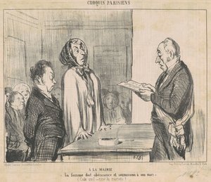 In municipio... da Honoré Daumier