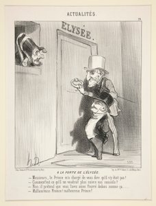 Alla porta di l da Honoré Daumier
