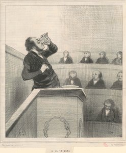 Alla tribuna da Honoré Daumier
