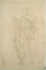 Un avvocato che cammina da Honoré Daumier