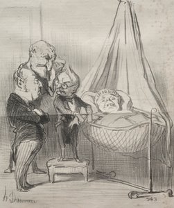 Attualità: Decisamente, è molto malata!... da Honoré Daumier